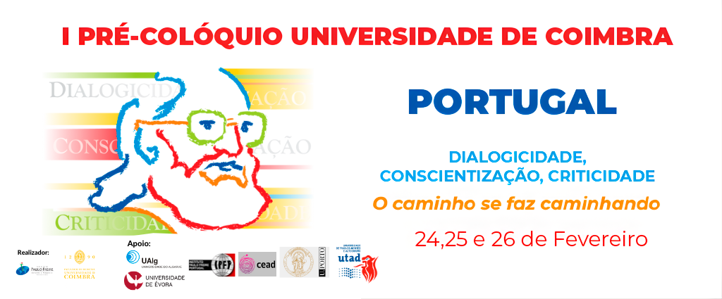 I PRÉ-COLÓQUIO INTERNACIONAL PAULO FREIRE – COIMBRA / PT