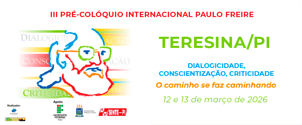 III PRÉ-COLÓQUIO INTERNACIONAL PAULO FREIRE – TERESINA/PI